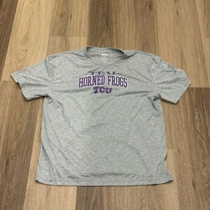 Gray TCU Horned Frogs T-Shirt size L
